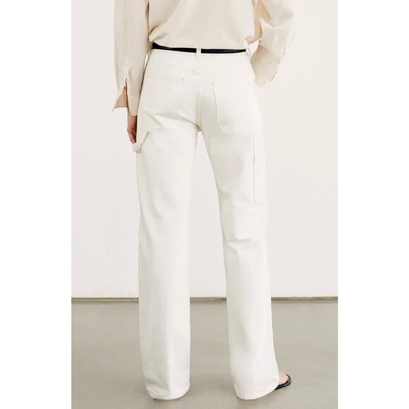 Nili Lotan 24 White Calvin Carpenter jeans - Picture 2 of 7